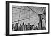 Brooklyn Bridge-Bill Carson Photography-Framed Photographic Print