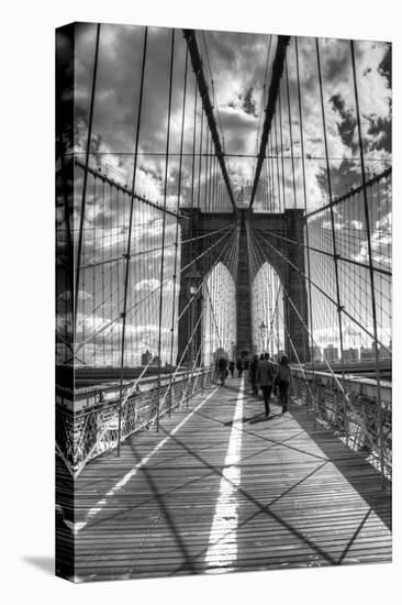 Brooklyn Bridge-Chris Bliss-Stretched Canvas