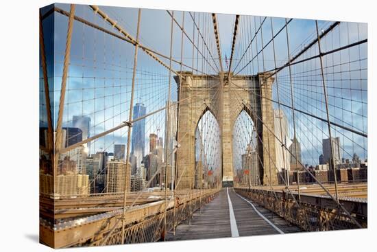 Brooklyn Bridge-Alan Blaustein-Stretched Canvas