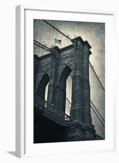 Brooklyn Bridge-Larry Nicosia-Framed Photographic Print