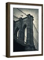 Brooklyn Bridge-Larry Nicosia-Framed Photographic Print