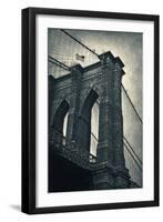 Brooklyn Bridge-Larry Nicosia-Framed Photographic Print