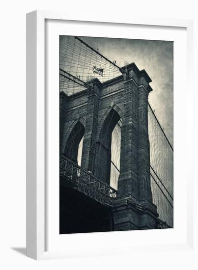 Brooklyn Bridge-Larry Nicosia-Framed Photographic Print