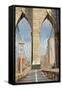 Brooklyn Bridge-Alan Blaustein-Framed Stretched Canvas