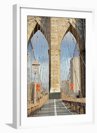 Brooklyn Bridge-Alan Blaustein-Framed Photographic Print