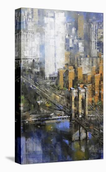 Brooklyn Bridge-Mark Lague-Stretched Canvas