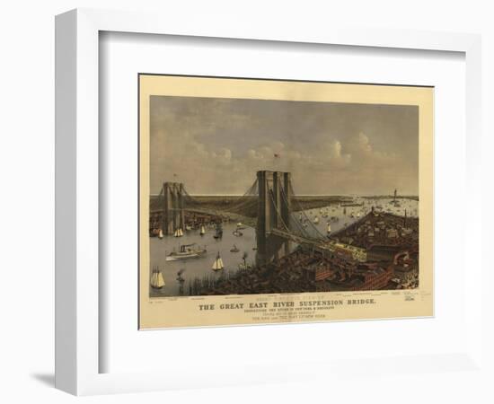 Brooklyn Bridge-null-Framed Giclee Print