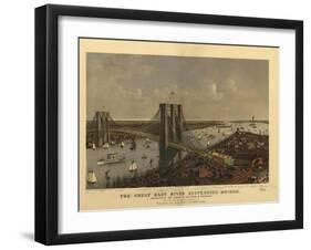 Brooklyn Bridge-null-Framed Giclee Print