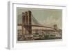 Brooklyn Bridge-null-Framed Art Print