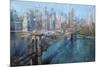 Brooklyn Bridge-Mark Lague-Mounted Art Print