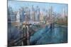 Brooklyn Bridge-Mark Lague-Mounted Art Print