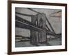 Brooklyn Bridge-Tyson Estes-Framed Giclee Print