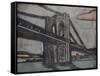 Brooklyn Bridge-Tyson Estes-Framed Stretched Canvas