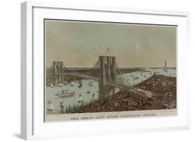 Brooklyn Bridge-null-Framed Art Print