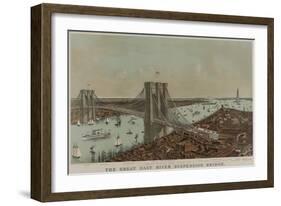 Brooklyn Bridge-null-Framed Art Print