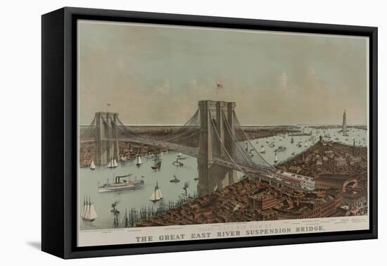 Brooklyn Bridge-null-Framed Stretched Canvas