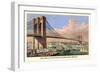 Brooklyn Bridge-null-Framed Art Print