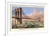 Brooklyn Bridge-null-Framed Art Print