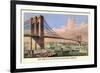 Brooklyn Bridge-null-Framed Art Print