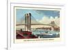 Brooklyn Bridge-null-Framed Art Print