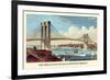 Brooklyn Bridge-null-Framed Art Print