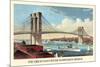 Brooklyn Bridge-null-Mounted Art Print