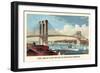 Brooklyn Bridge-null-Framed Art Print