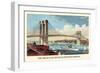 Brooklyn Bridge-null-Framed Art Print