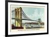 Brooklyn Bridge-null-Framed Art Print