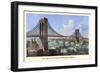 Brooklyn Bridge-null-Framed Premium Giclee Print