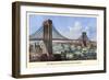 Brooklyn Bridge-null-Framed Art Print