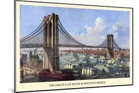 Brooklyn Bridge-null-Mounted Art Print