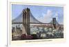 Brooklyn Bridge-null-Framed Art Print