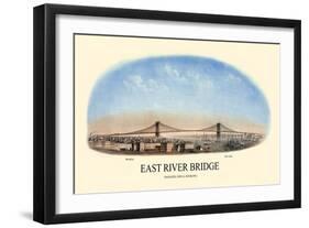 Brooklyn Bridge-null-Framed Art Print