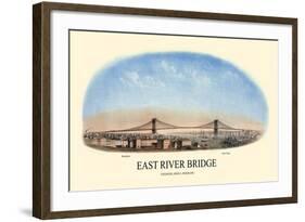 Brooklyn Bridge-null-Framed Art Print