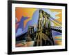 Brooklyn Bridge-David Chestnutt-Framed Giclee Print