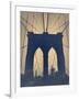 Brooklyn Bridge-NaxArt-Framed Art Print