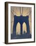 Brooklyn Bridge-NaxArt-Framed Art Print