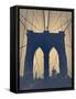 Brooklyn Bridge-NaxArt-Framed Stretched Canvas