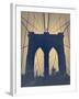 Brooklyn Bridge-NaxArt-Framed Art Print