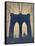 Brooklyn Bridge-NaxArt-Framed Stretched Canvas