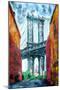 Brooklyn Bridge-Kimberly Allen-Mounted Art Print
