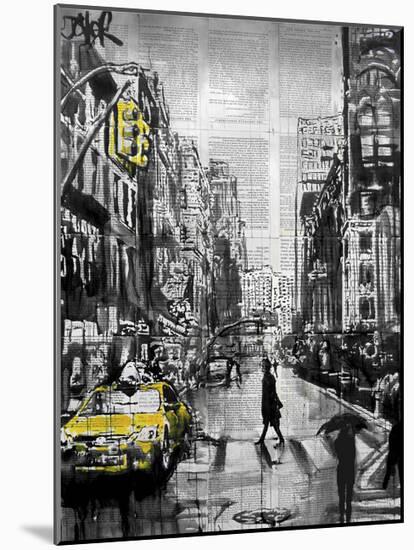 Brooklyn Cab-Loui Jover-Mounted Art Print