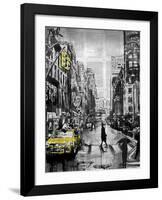 Brooklyn Cab-Loui Jover-Framed Art Print