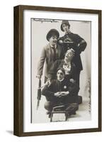 Brooklyn Comedy Four (1910)-null-Framed Giclee Print