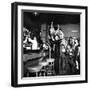 Brooklyn Dodger Fans at a Bar Celebrating Dodgers' Winning of the National League Pennant-George Strock-Framed Photographic Print