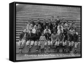 Brooklyn Dodgers at Spring Training, Baseball Photo - Hot Springs, AR-Lantern Press-Framed Stretched Canvas