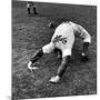 Brooklyn Dodgers Pitcher Ed Albosta Doing Stretching Exercise During Spring Training-William Vandivert-Mounted Premium Photographic Print