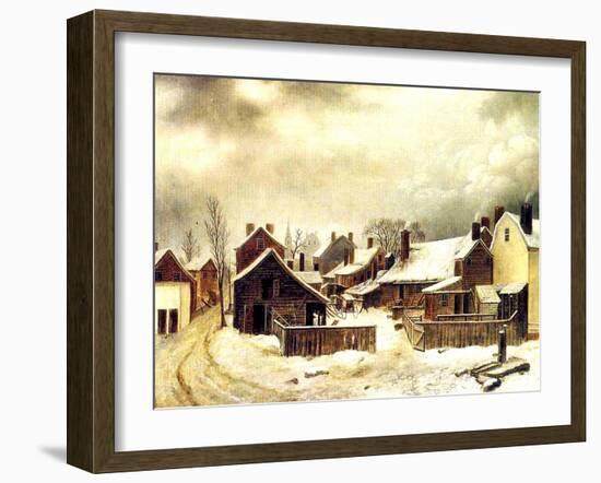 Brooklyn in Winter-Seymour Joseph Guy-Framed Giclee Print