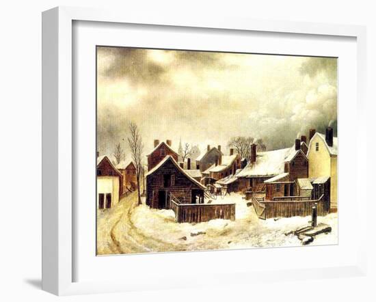 Brooklyn in Winter-Seymour Joseph Guy-Framed Giclee Print